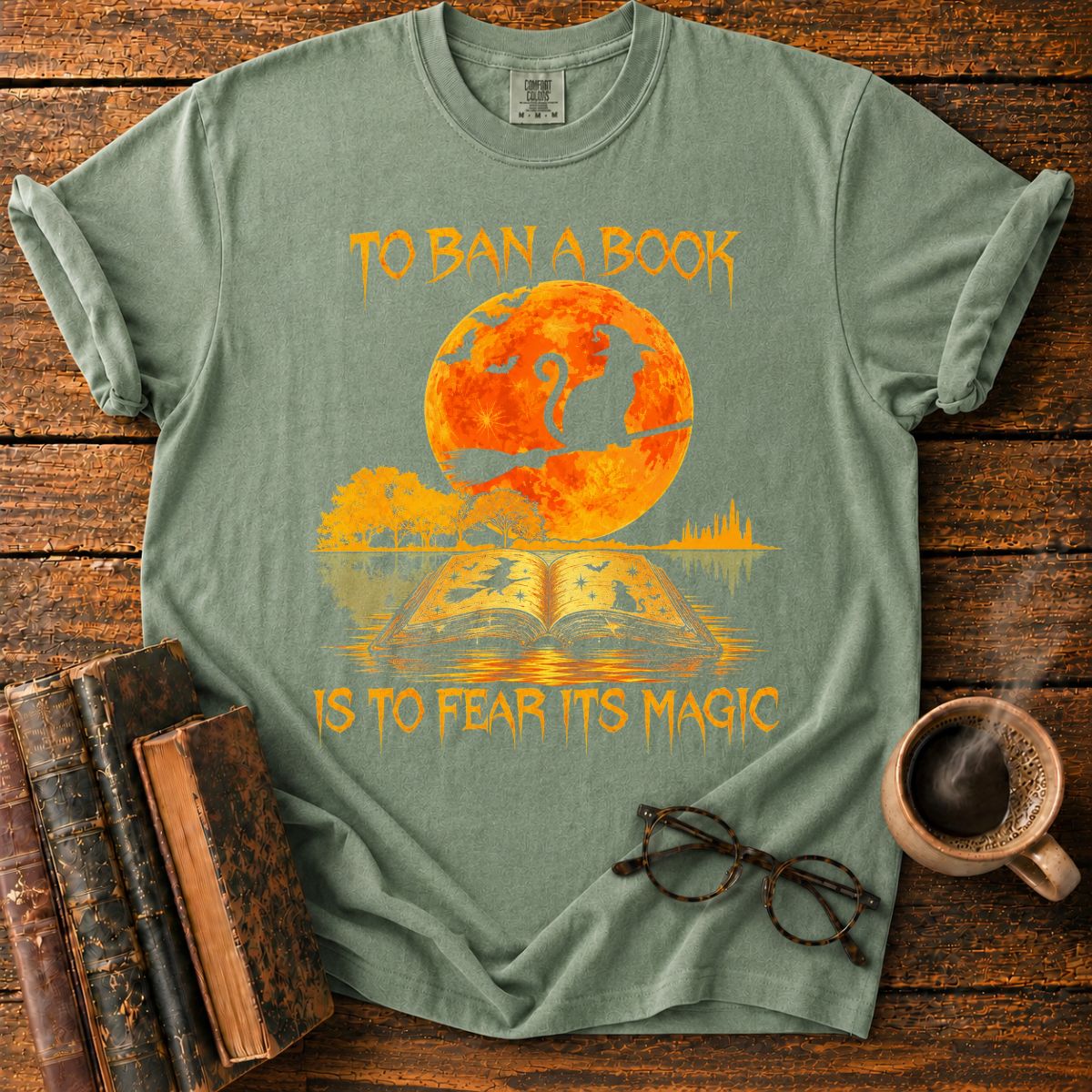Witch's Book Beneath The Moon T-Shirt