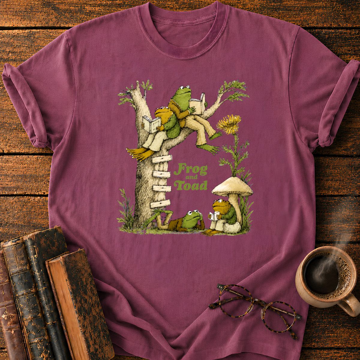 Frog and Toad Under the Tree T-Shirt