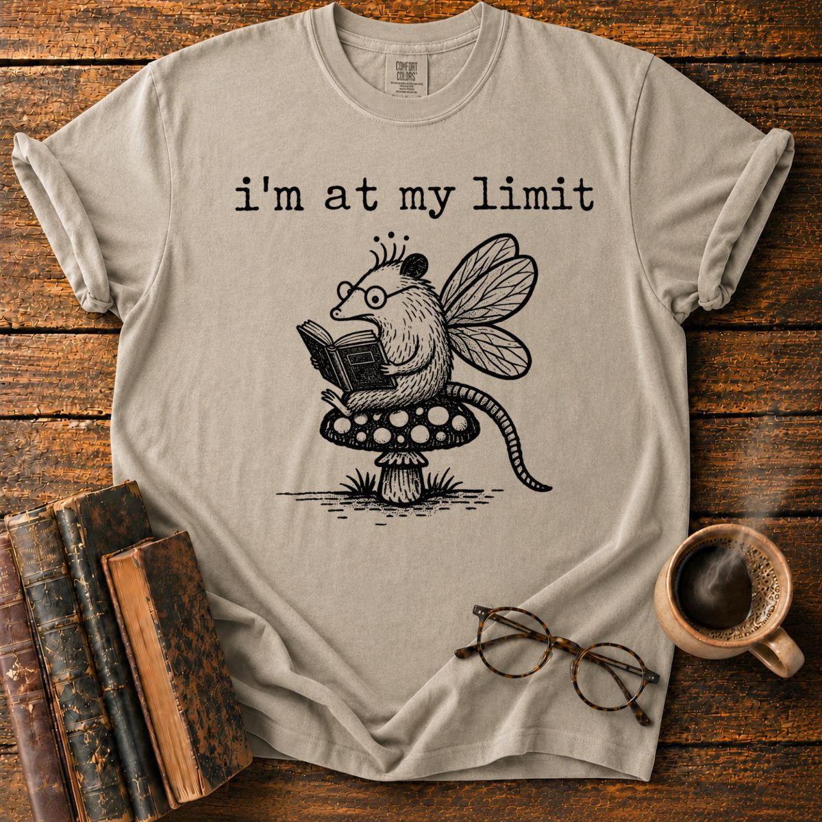 Vintage Fairy Mouse at Its Limit T-Shirt