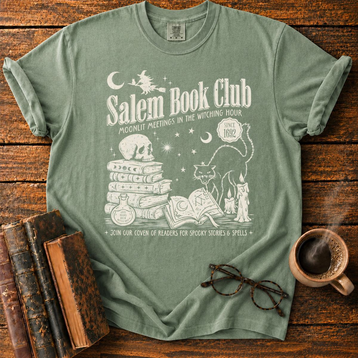 Salem Book Club Witchy T-Shirt