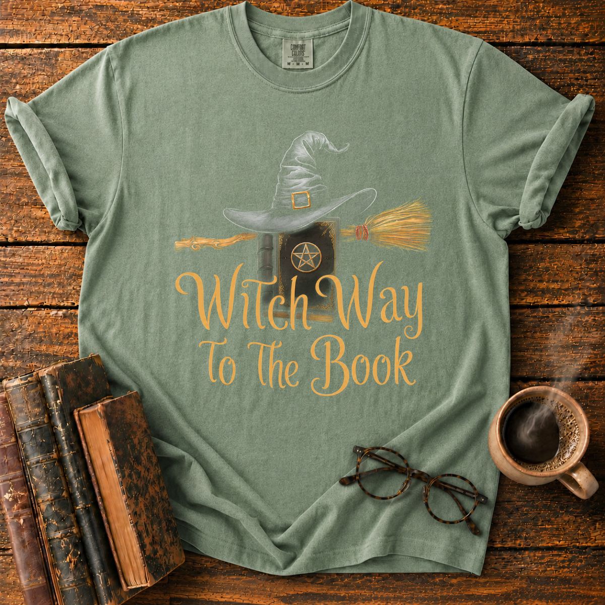 Witch Way To The Book T-Shirt