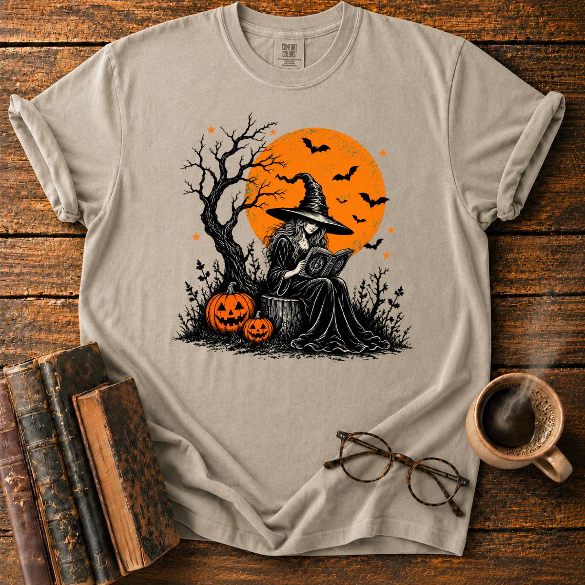 Witch Beneath the Harvest Moon T-Shirt