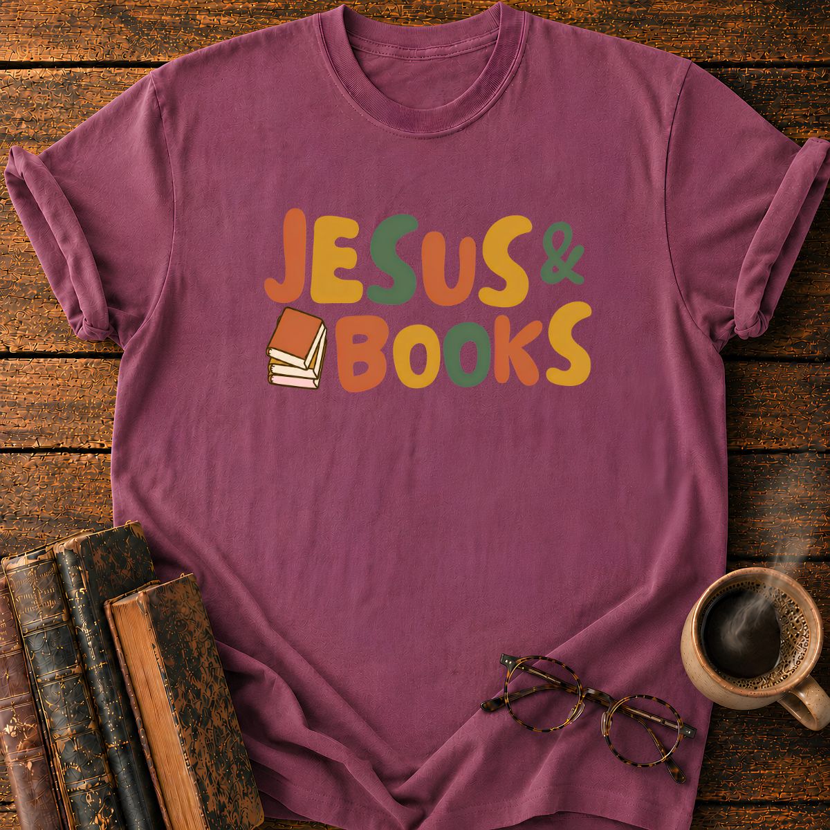 Jesus & Books T-Shirt
