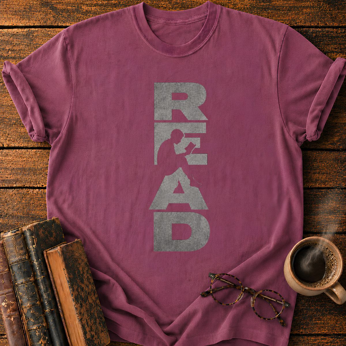READ_ A Man in Letters T-Shirt