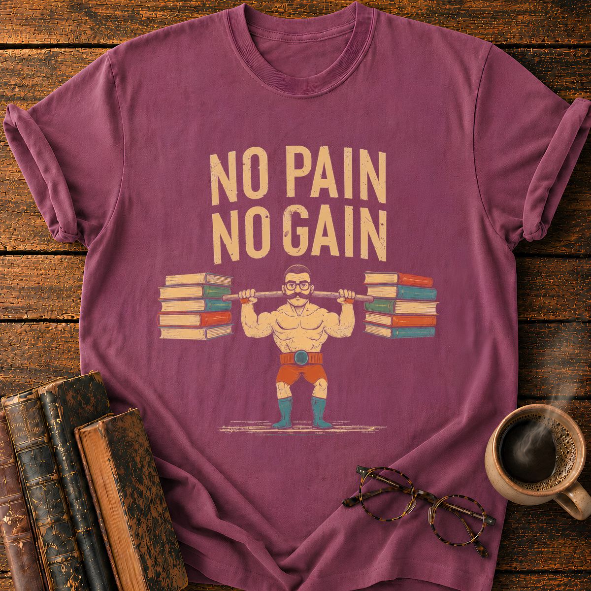 Vintage No Pain No Gain T-Shirt