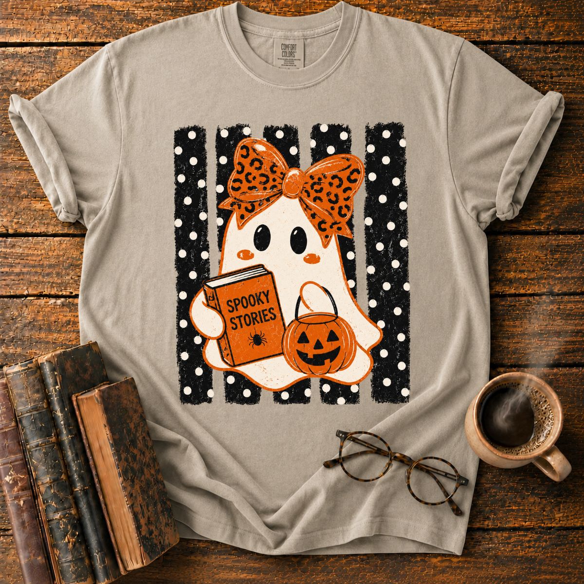 Cute Vintage Halloween Ghost T-Shirt