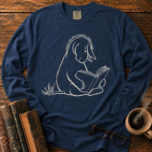 Donkey 1928 Reading Book LS T-Shirt