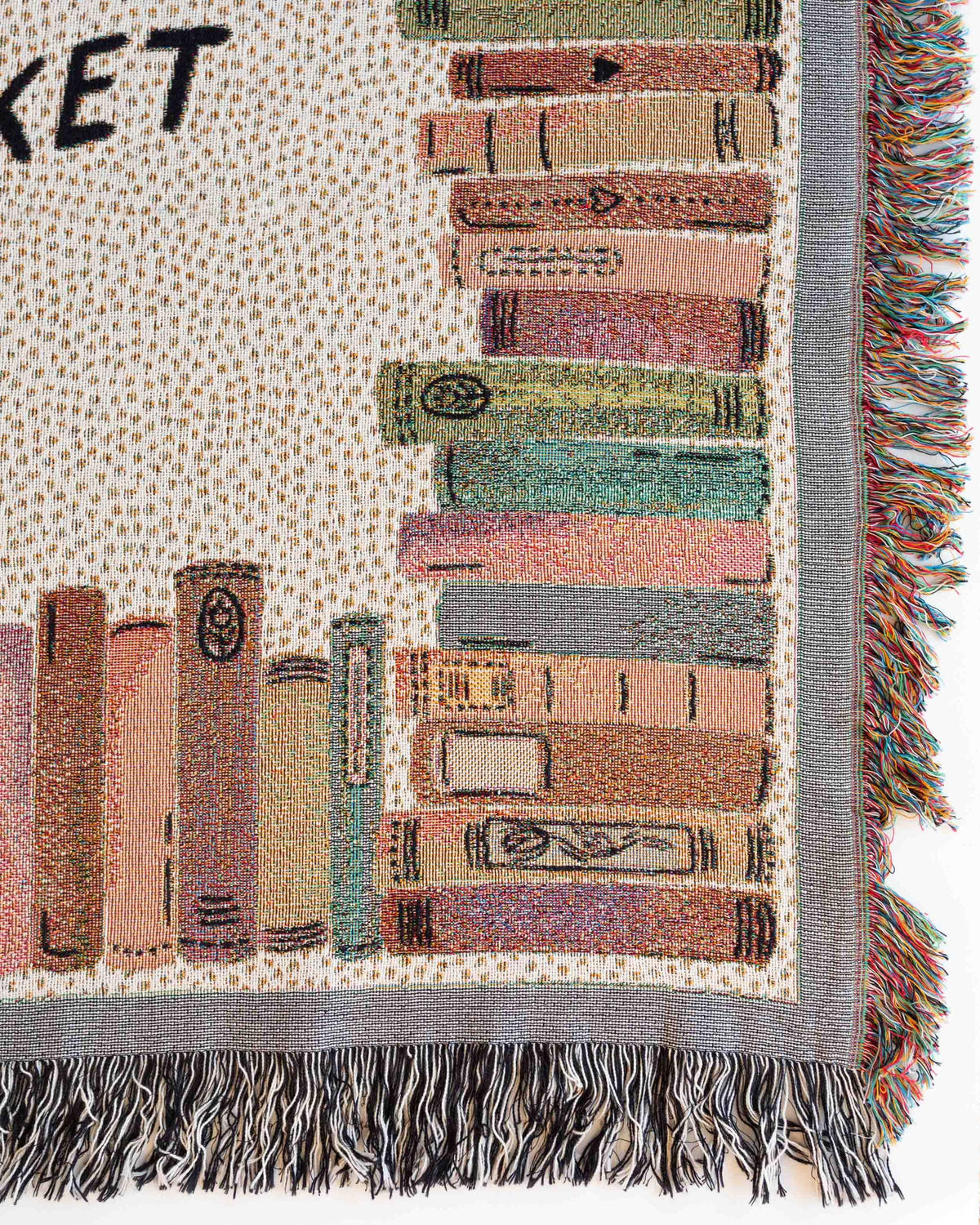 Mom's Reading Woven Throw Blanket