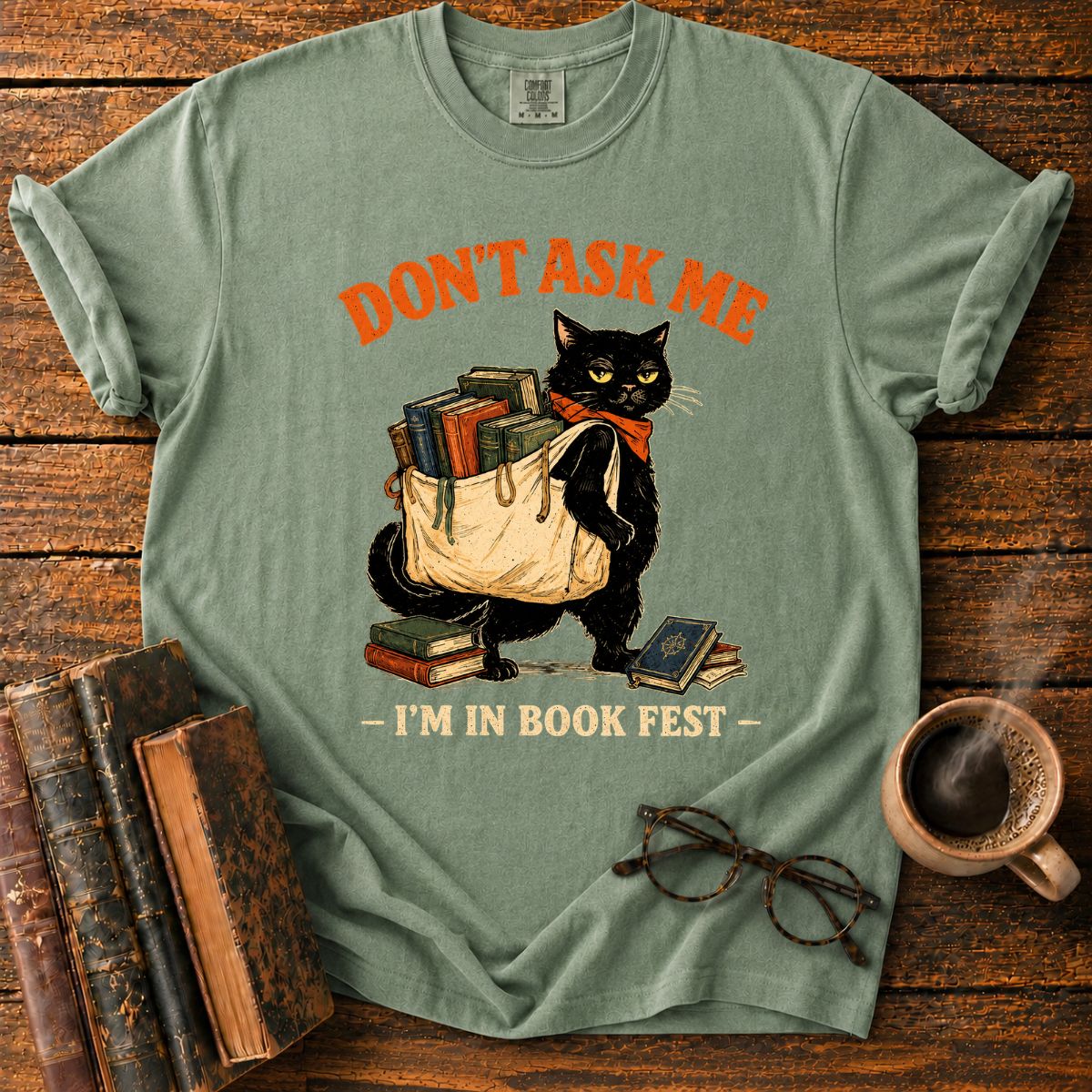 Black Cat Book Fest T-Shirt