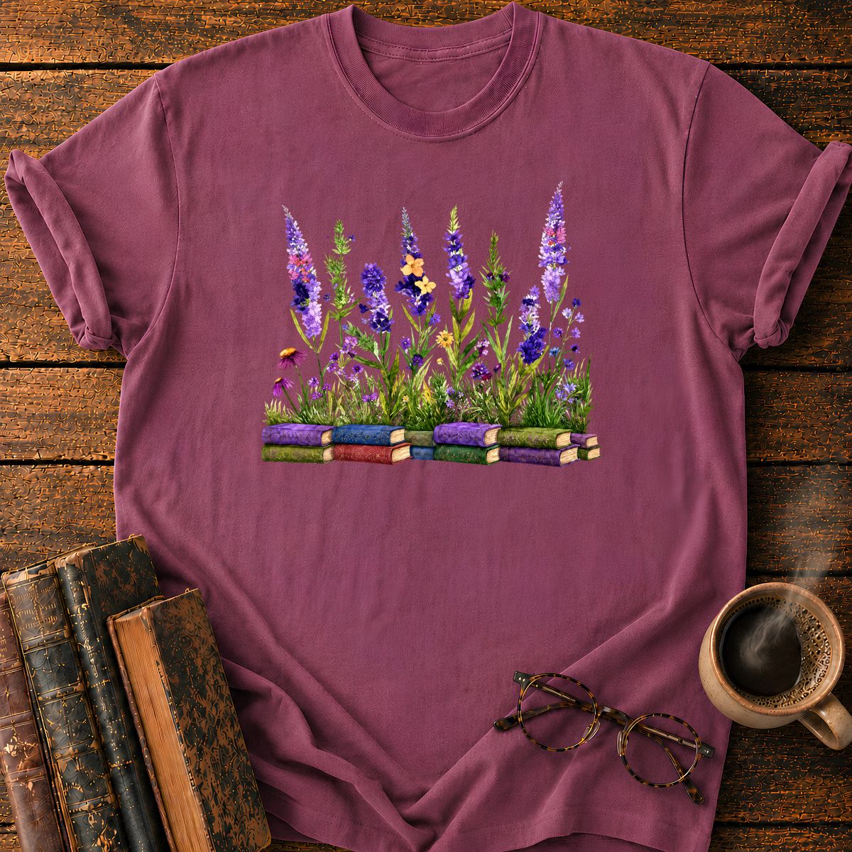 Lavender Library T-Shirt