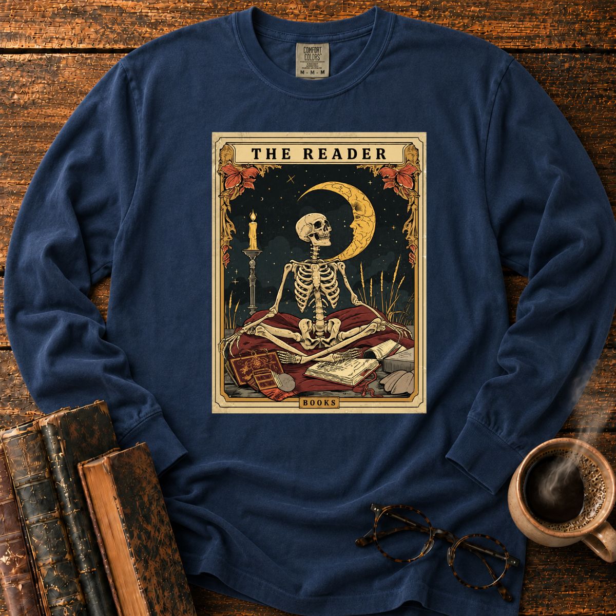 The Reader Tarot LS T-Shirt