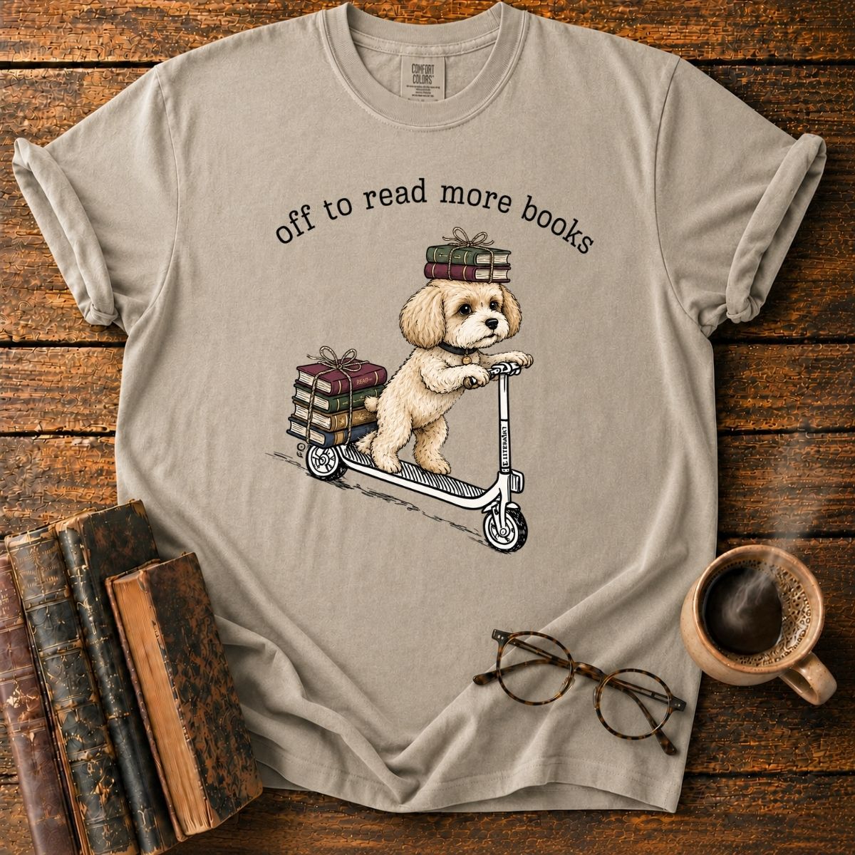 Off to Read More Books T-Shirt