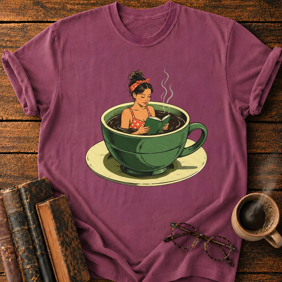 A Woman Reading A Book T-Shirt