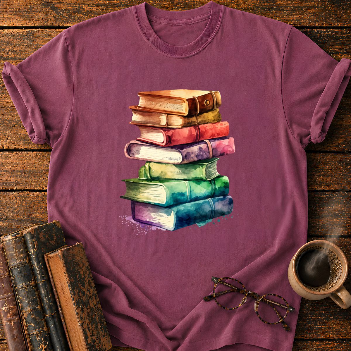 Books Art T-Shirt