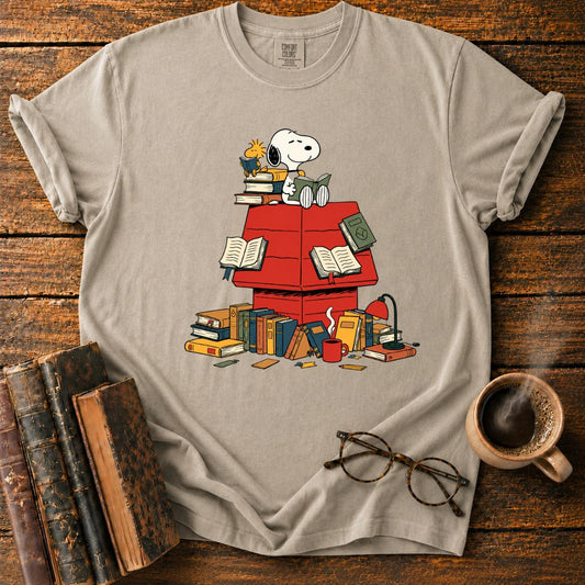 Snoopy’s Cozy Reading Book T-Shirt