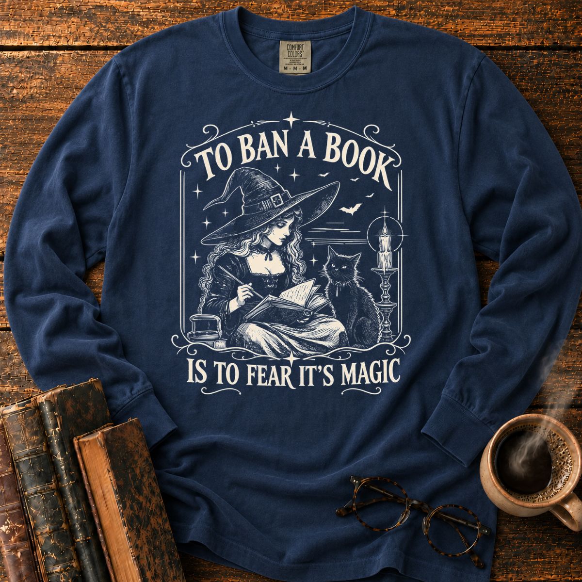 To Ban a Book_ Fear Its Magic LS T-Shirt