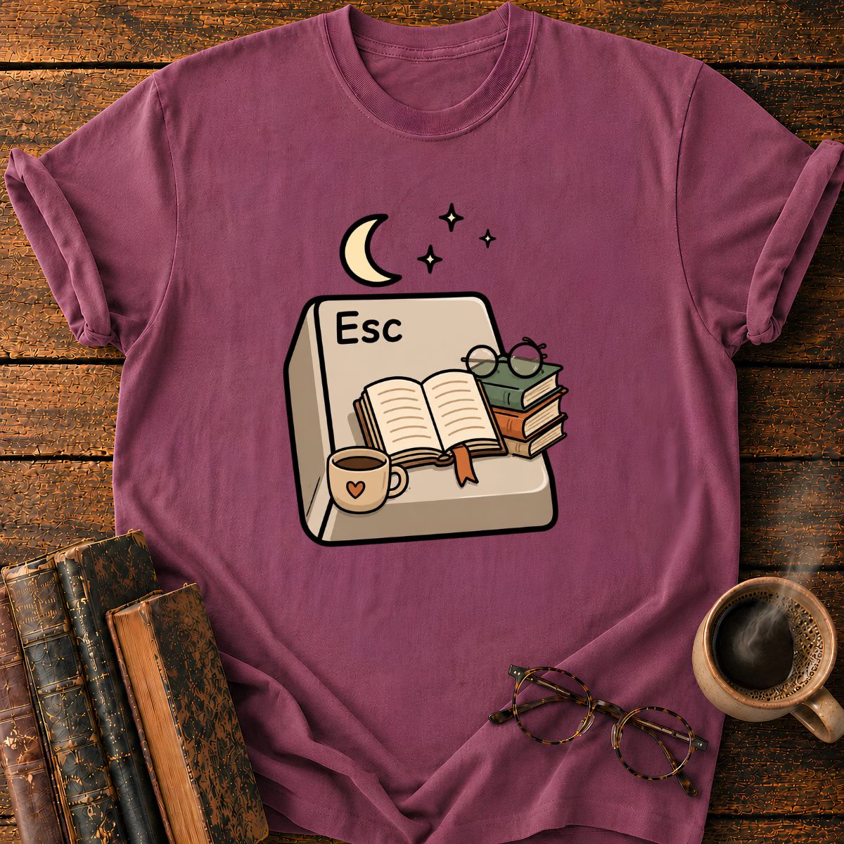 Cozy Escape Into Reading T-Shirt