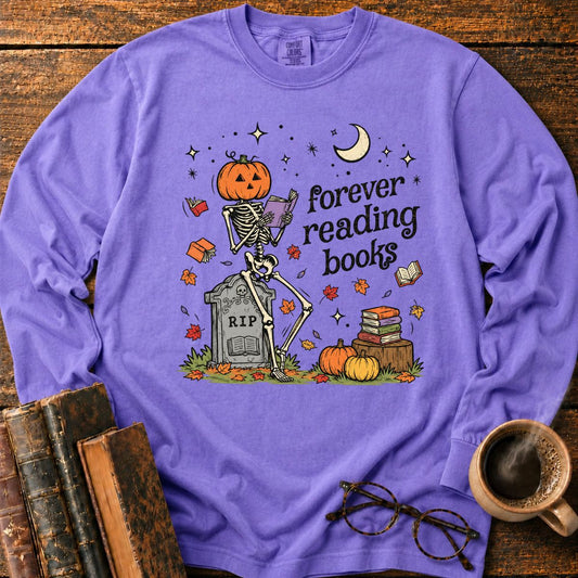 Forever Reading Books LS T-Shirt