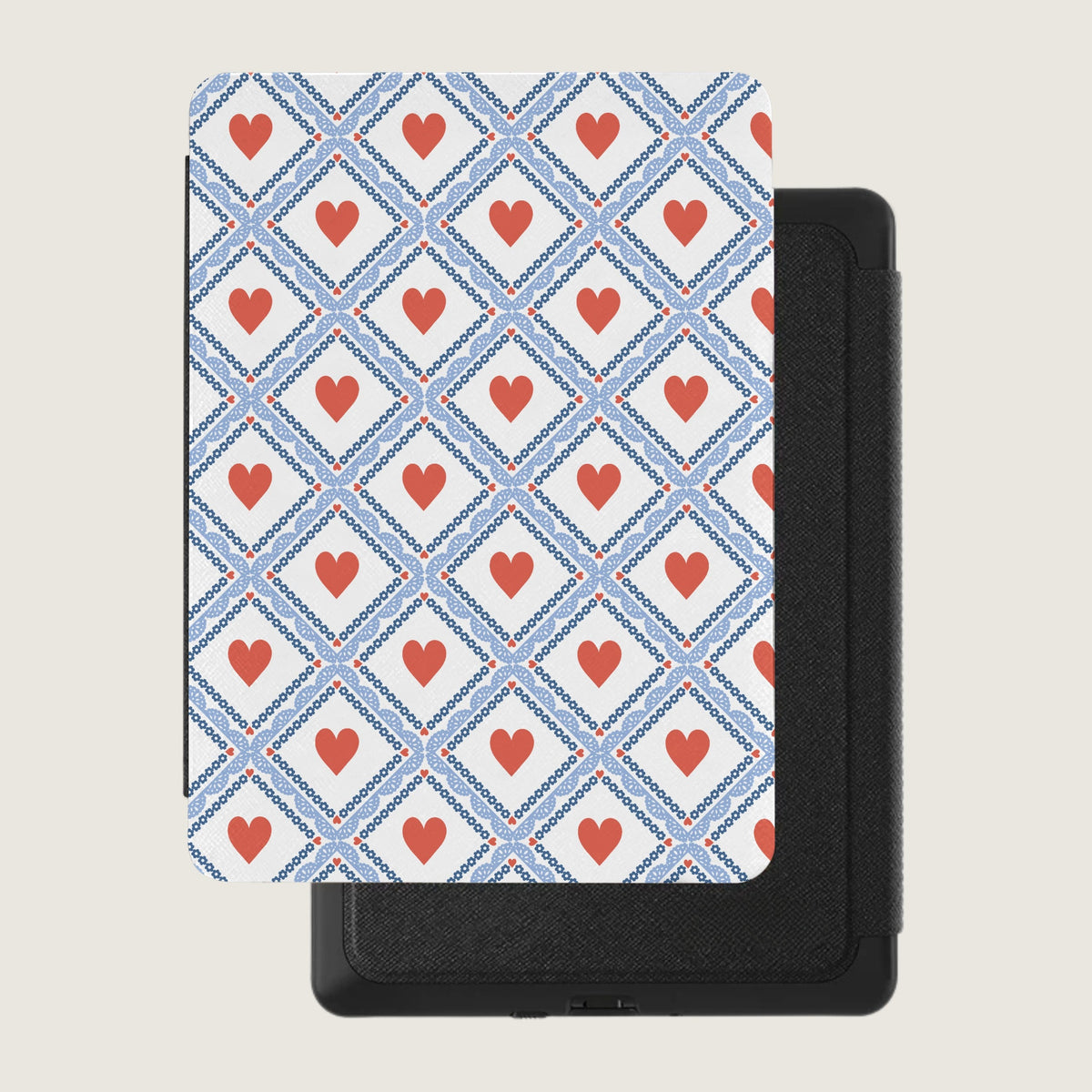 Lace Hearts Kindle Case