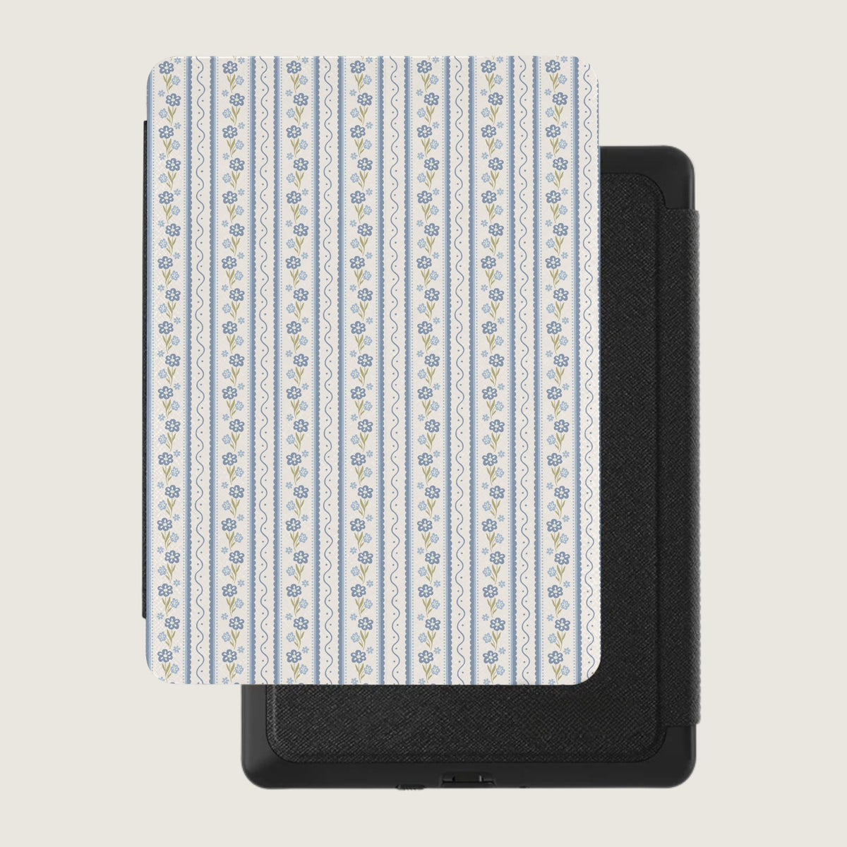 Blue Floral Kindle Case