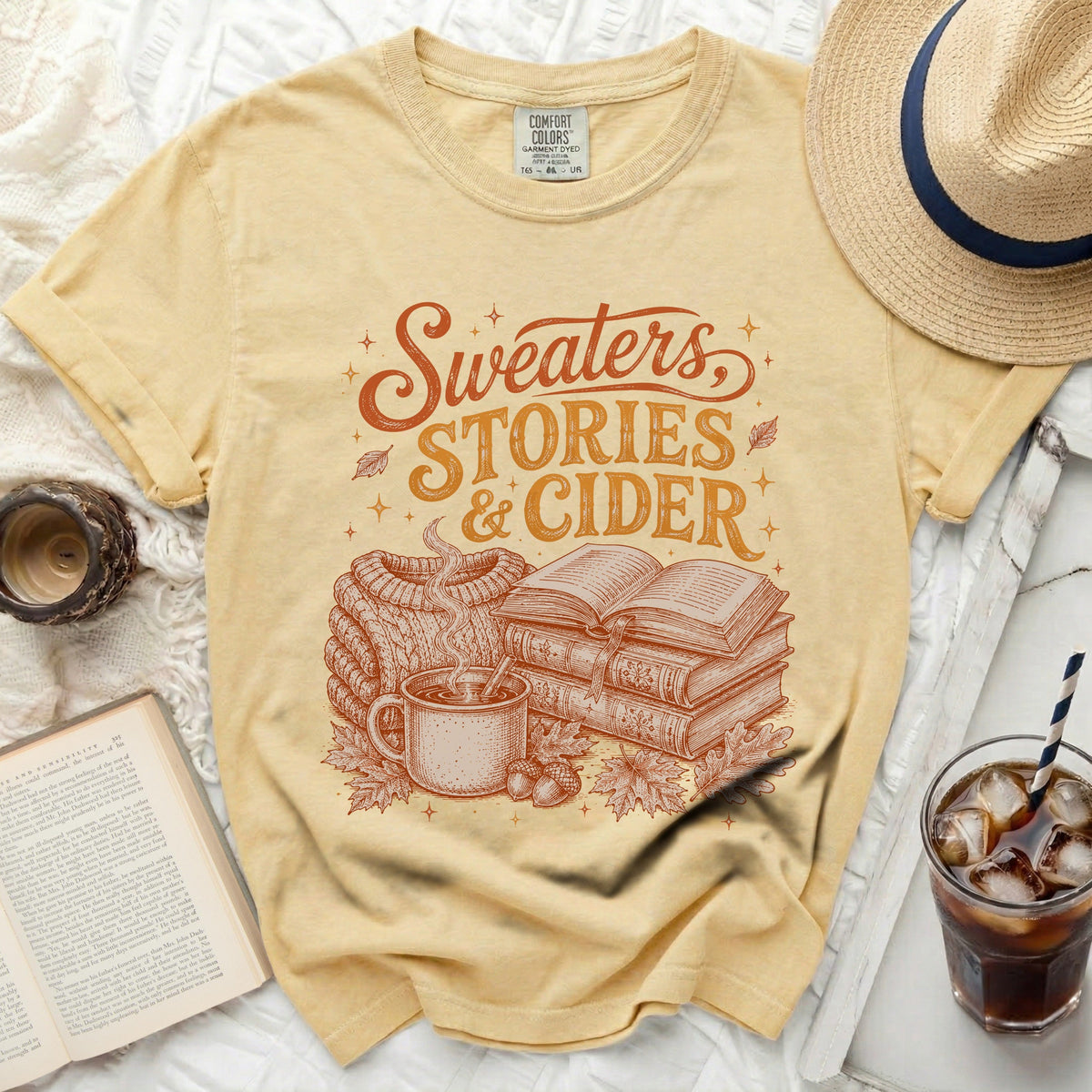 Sweaters, Stories & Cider Tee