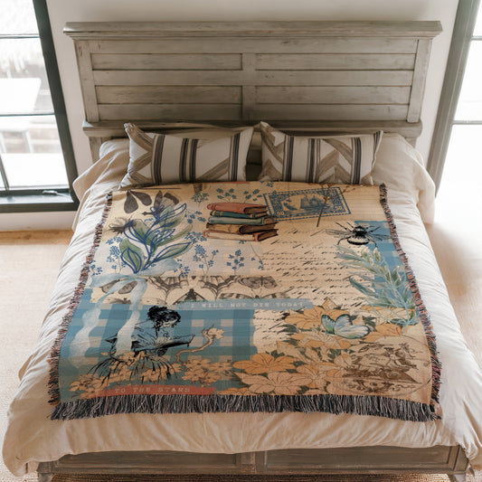 Academia Woven Throw Blanket