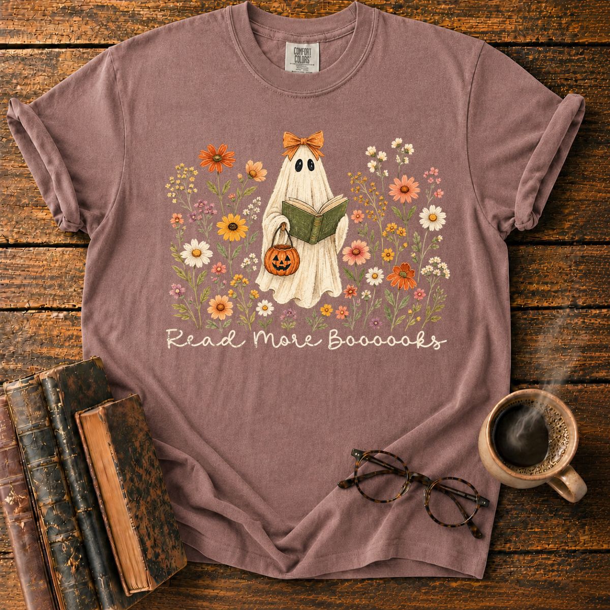 Ghostly Garden Reading Delight T-Shirt
