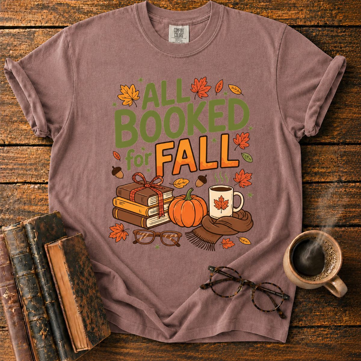 All Booked For Fall T-Shirt