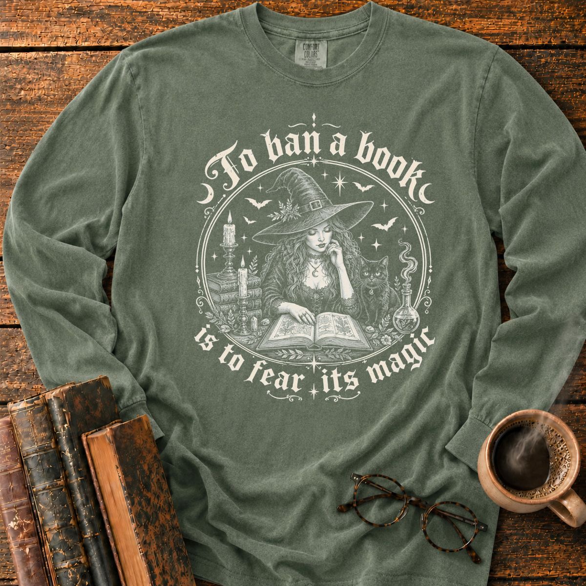 To Ban a Book_ Witch’s Magic LS T-Shirt