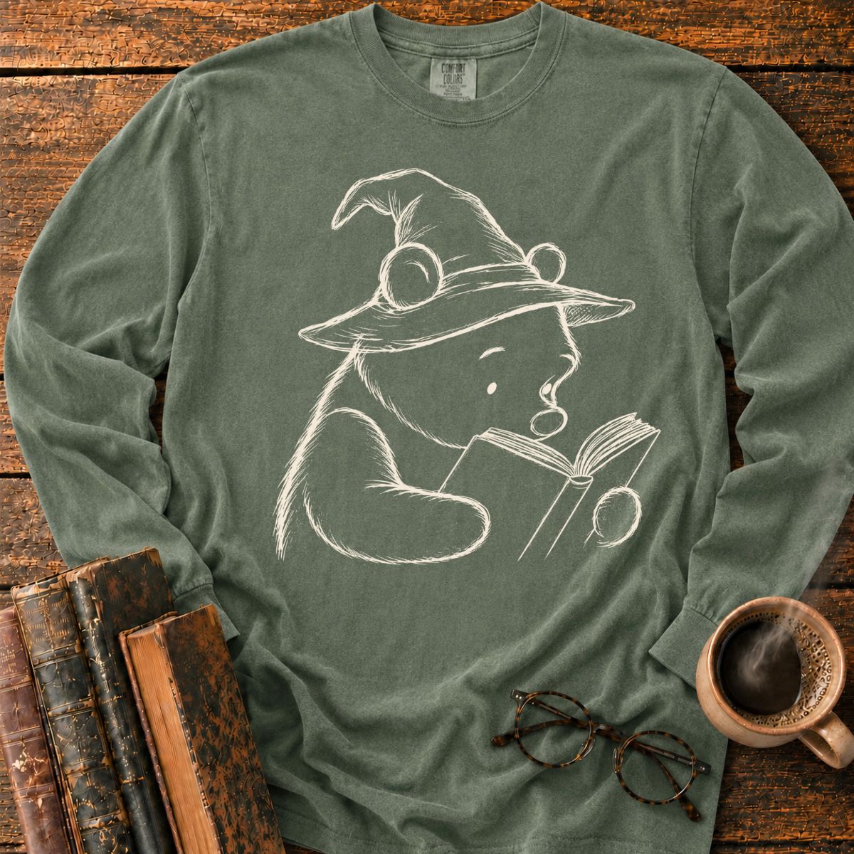 Witch Bear 1928 Reading LS T-Shirt