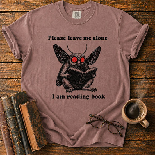 Moth Reader_ Please Leave Me Alone T-Shirt