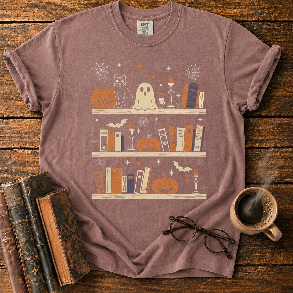Haunted Halloween Shelf Collection T-Shirt