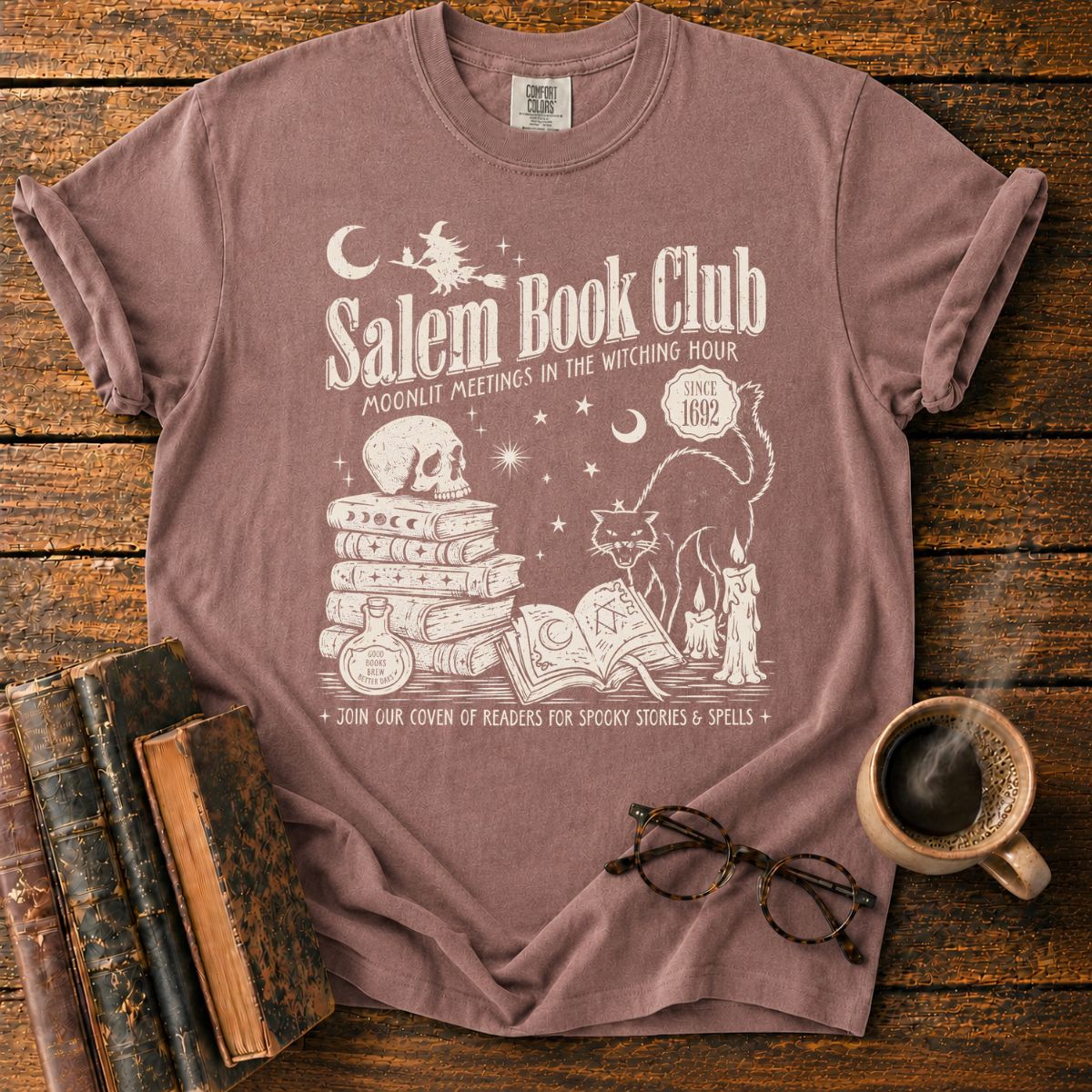 Salem Book Club Witchy T-Shirt