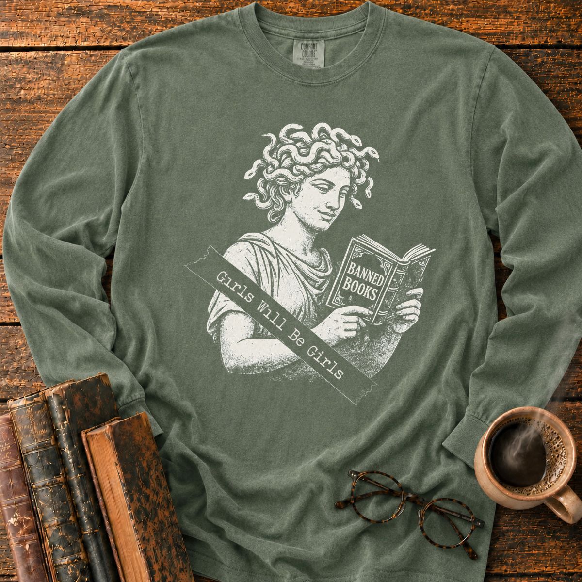 Marble Muse and Banned Books LS T-Shirt