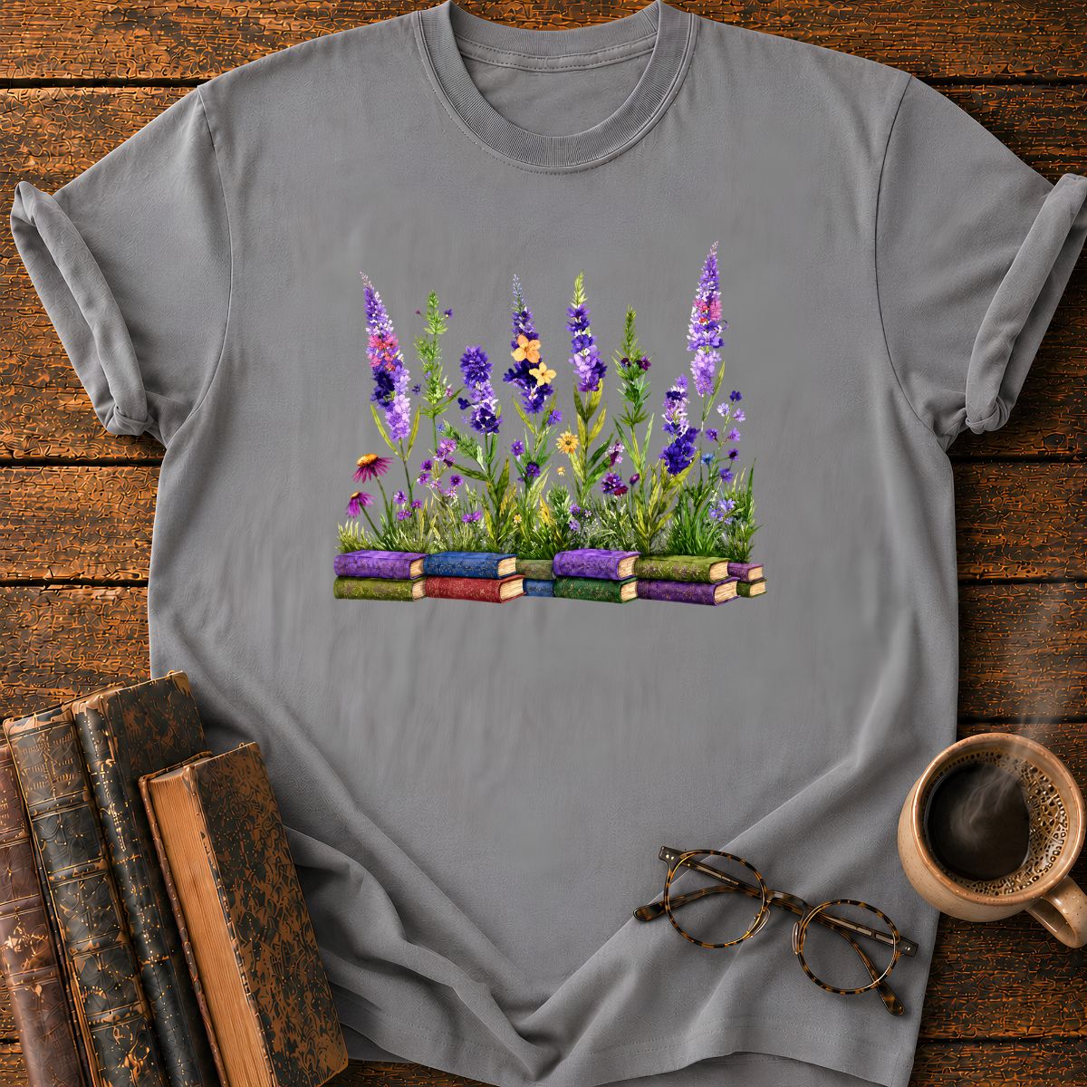Lavender Library T-Shirt