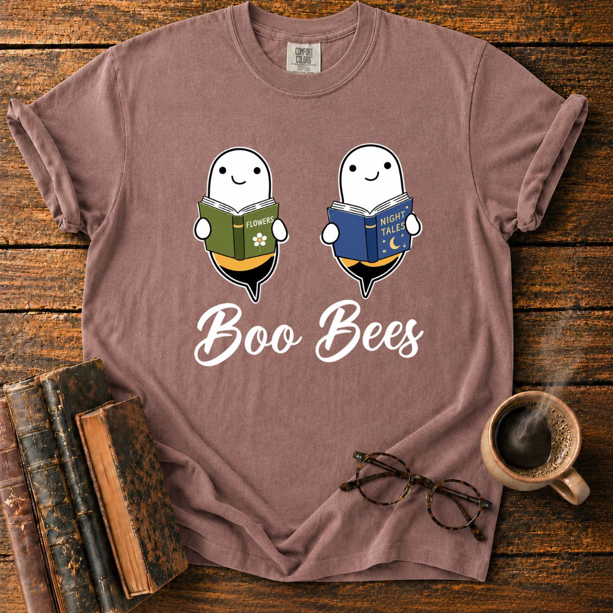 Boo Bees Reading T-Shirt
