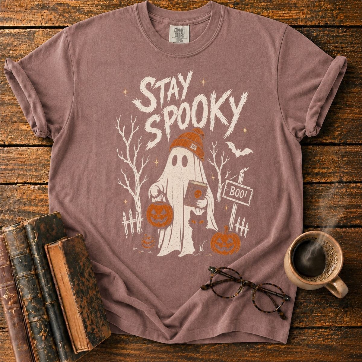 Stay Spooky Ghost Halloween T-Shirt