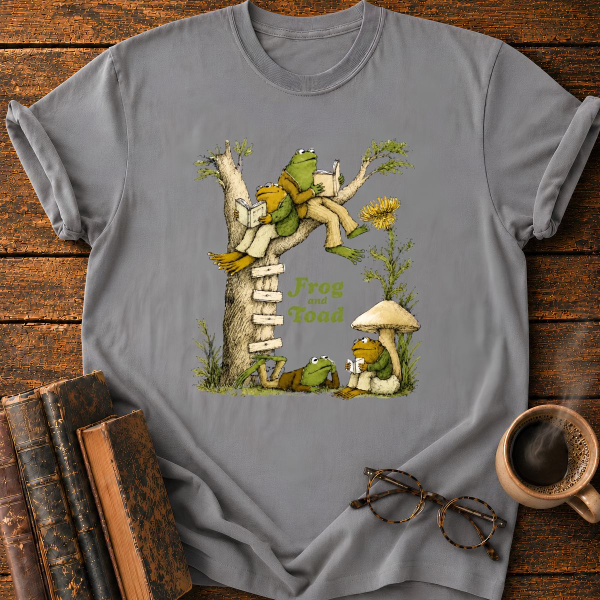 Frog and Toad Under the Tree T-Shirt