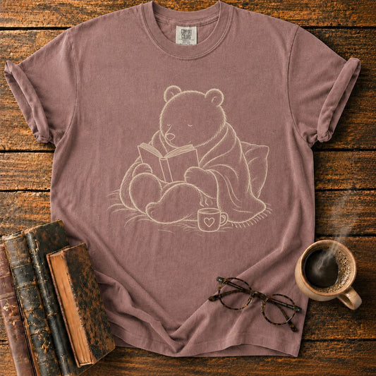 Bear’s Bedtime Reading Book T-Shirt