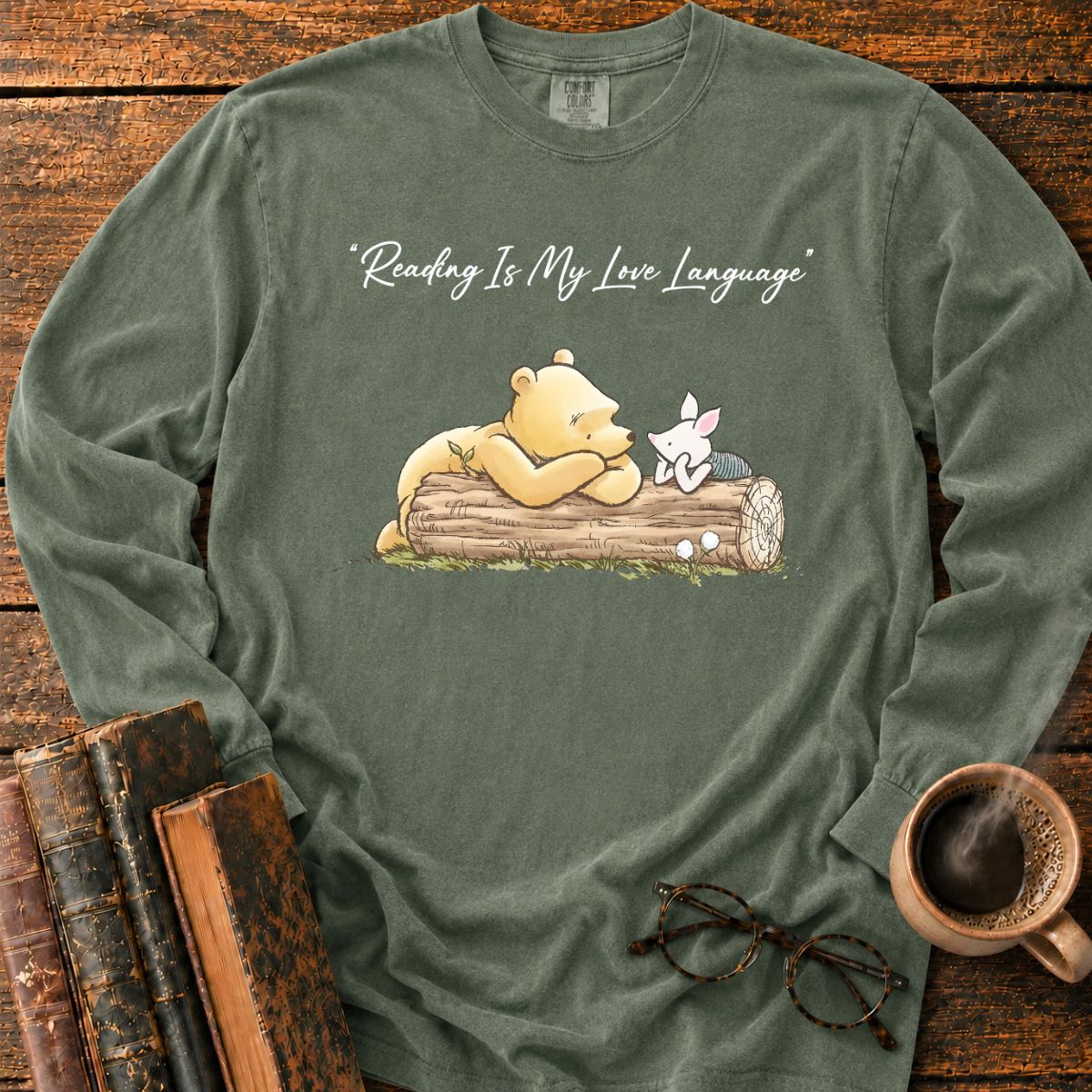 Reading Is My Love Language LS T-Shirt