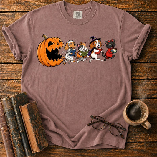 Halloween Bookish Pet Parade T-Shirt
