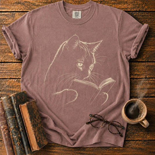 Bookish Cat T-Shirt