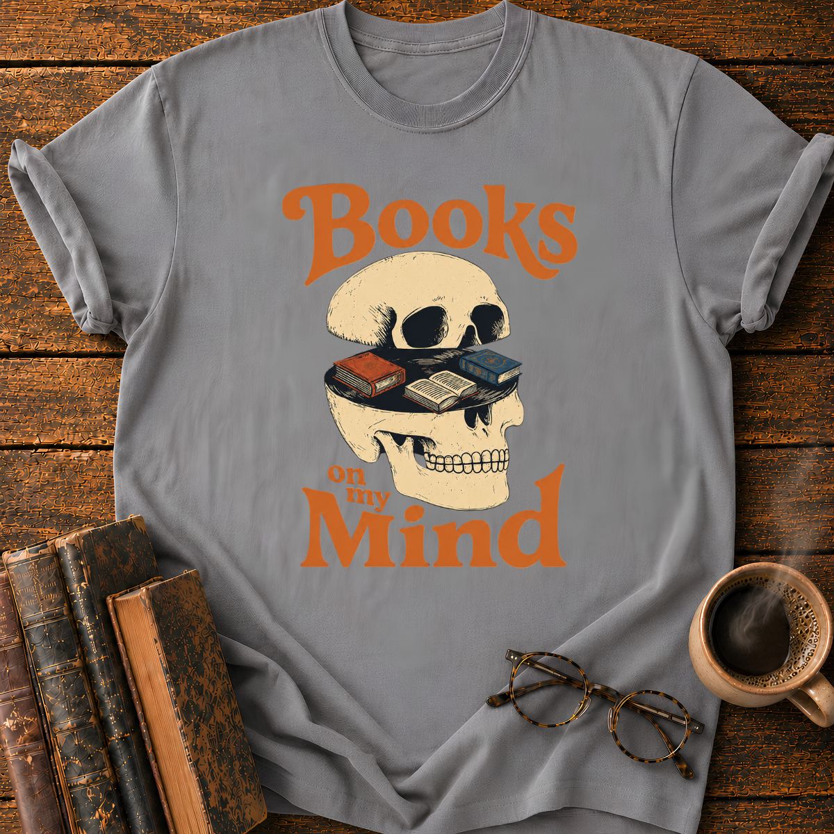 Books on My Mind Vintage T-Shirt