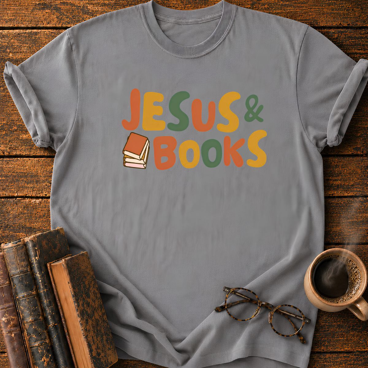 Jesus & Books T-Shirt