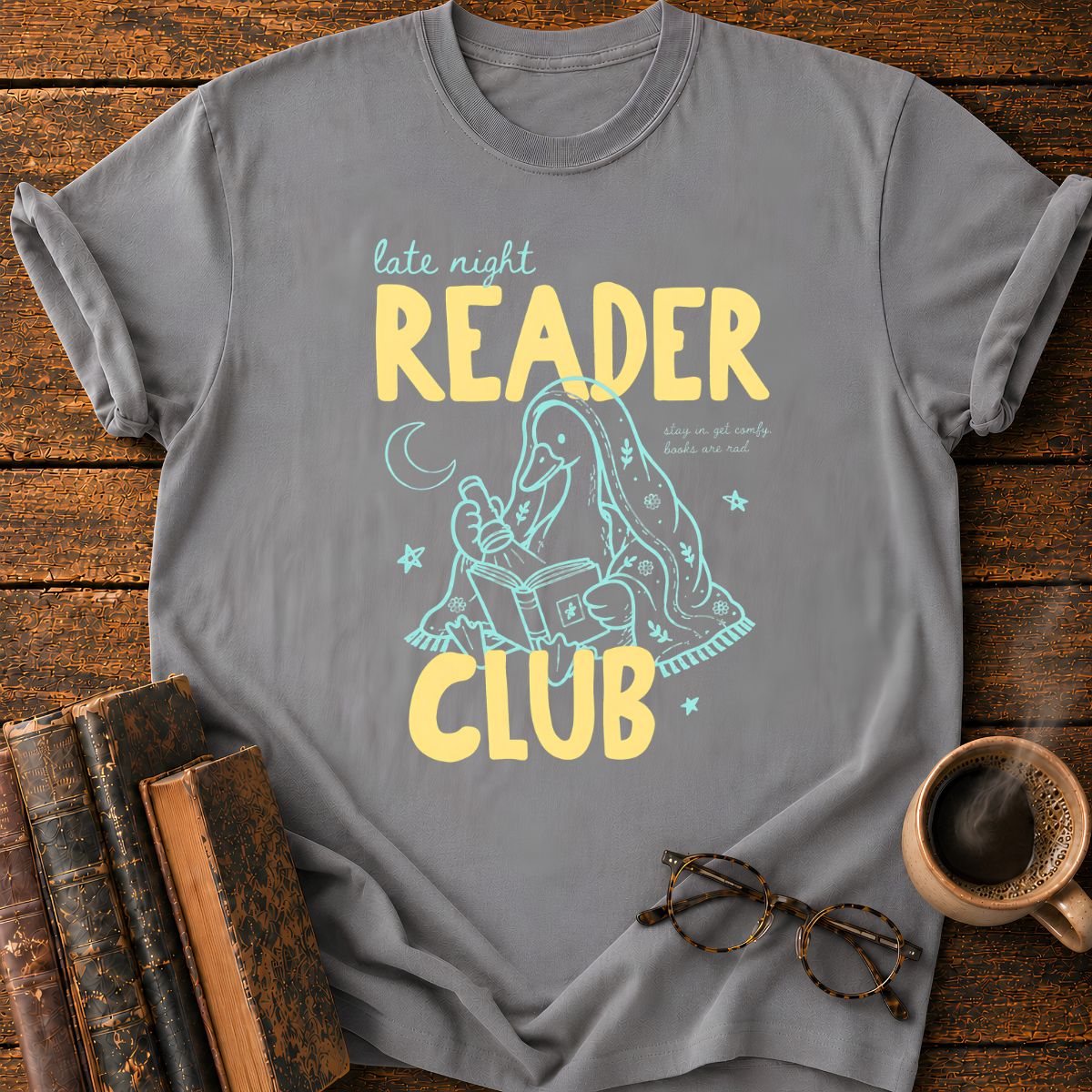 Late Night Reader Club T-Shirt
