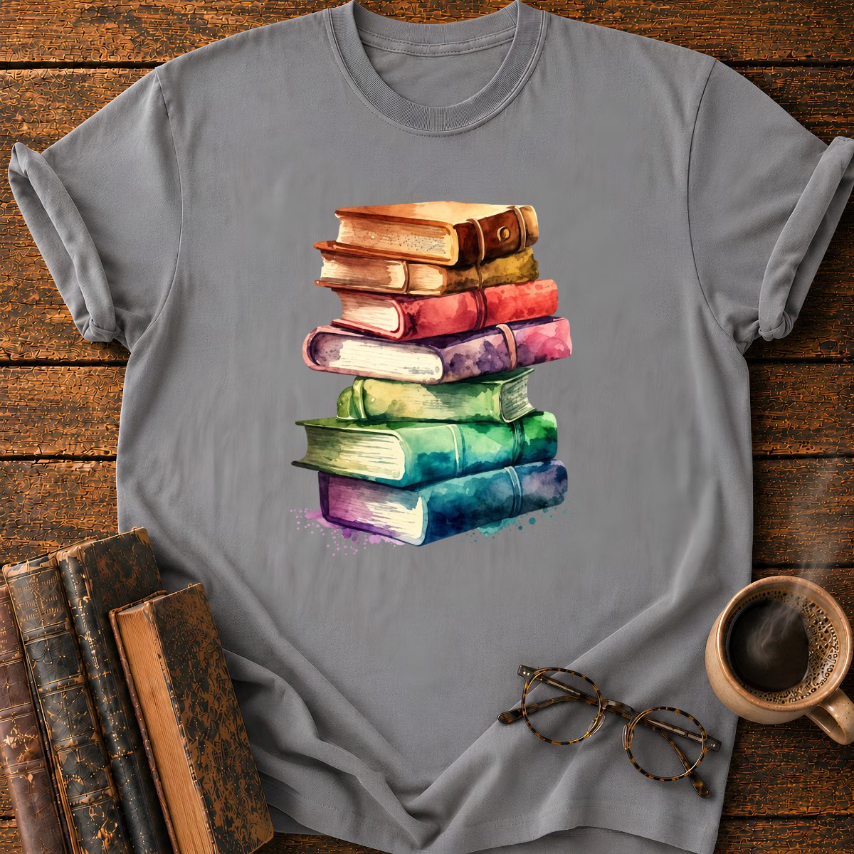 Books Art T-Shirt