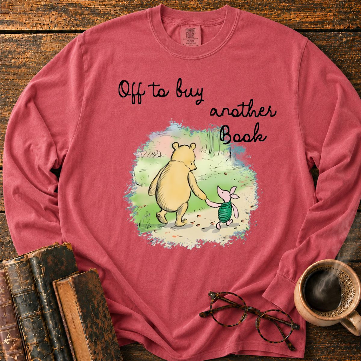 Off To Buy Another Book LS T-Shirt