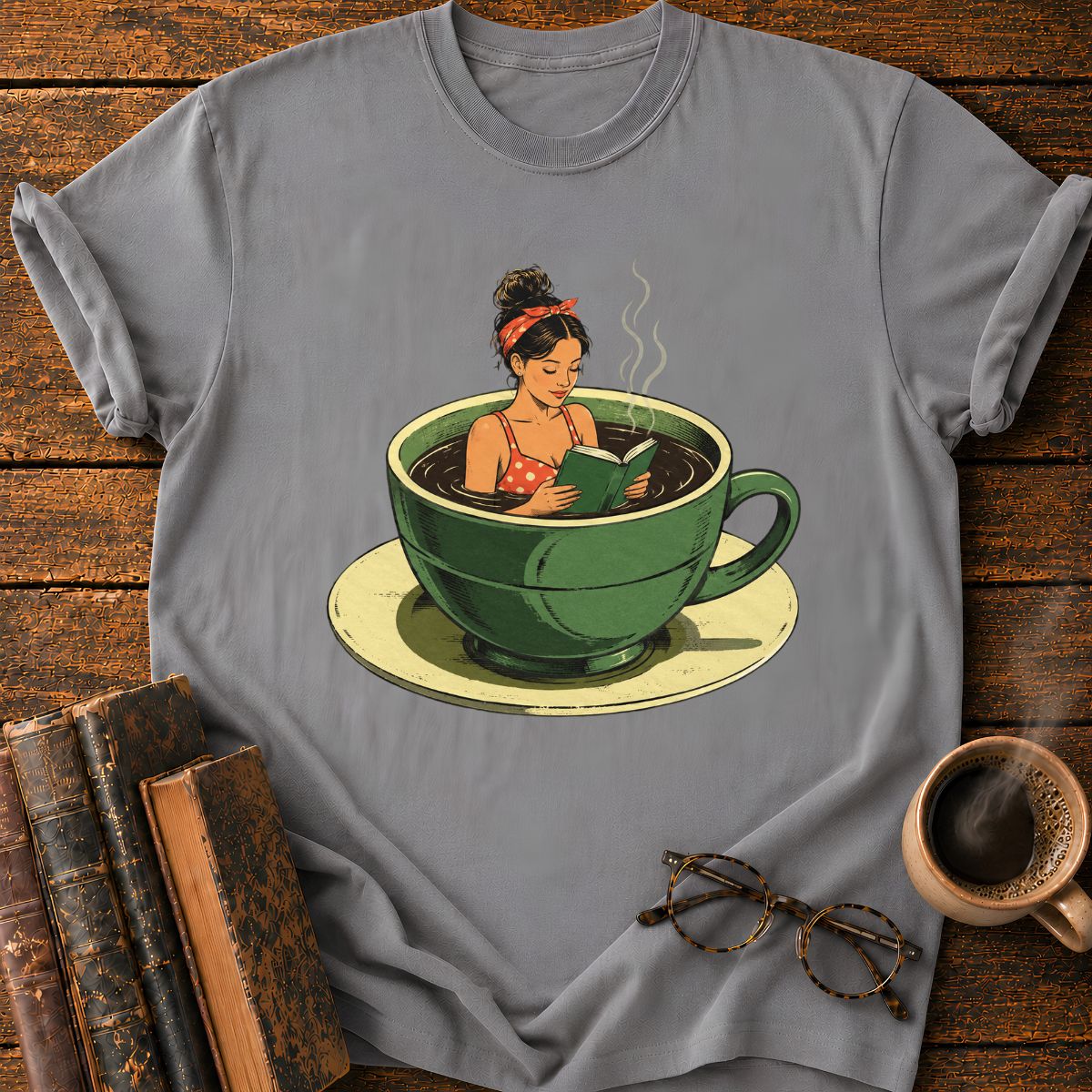 A Woman Reading A Book T-Shirt