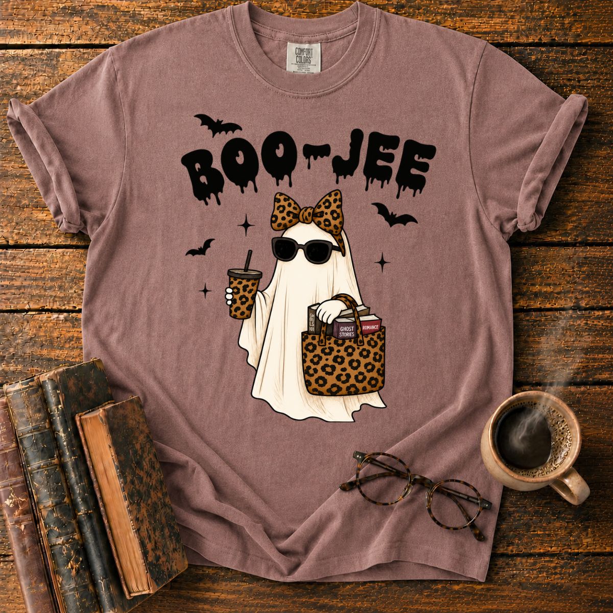 Boo-Jee Ghost’s Halloween Chic T-Shirt
