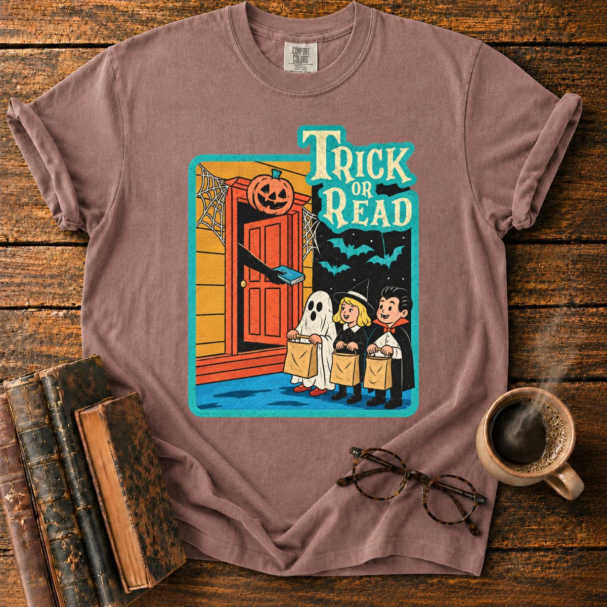 Trick or Read Halloween T-Shirt